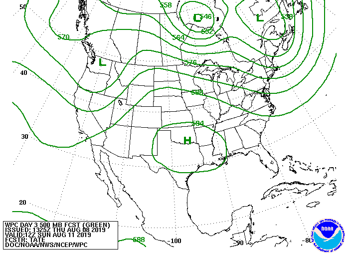 WPC Day 3 500MB Forecast
